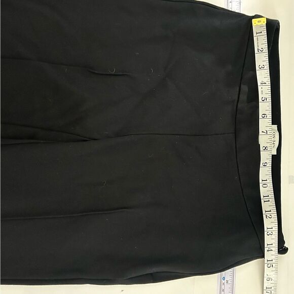 ON 34th Black Boot Cut kick flare Ponte Ankle Pants Size Medium - Picture 6 of 13